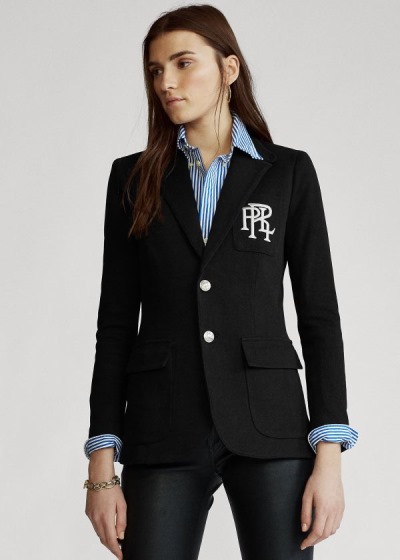 Women's Polo Ralph Lauren Knit Cotton Blazers | 308617LCF